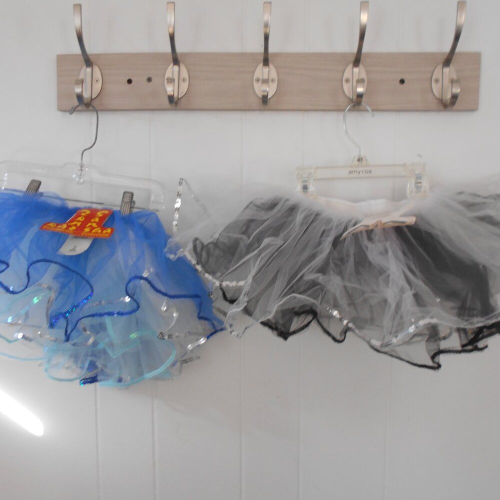 3 Layer Child TuTu--Black or  Blue or Purple- New withTags